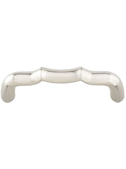 Trellis Cabinet Pull - 3 inch Center-to-Center in Polished Nickel.